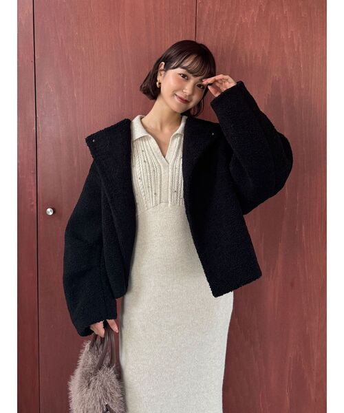 完売品！LAGUNAMOON ボアブルゾン　早い者勝ち！急ぎ対応！ LAGUNAMOON（ラグナムーン） ブルゾン アウター ボアブルゾン