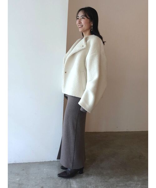 LAGUNAMOON ボアブルゾン ラグナムーン LAGUNAMOON ボアブルゾン （ブラック） -ファッション