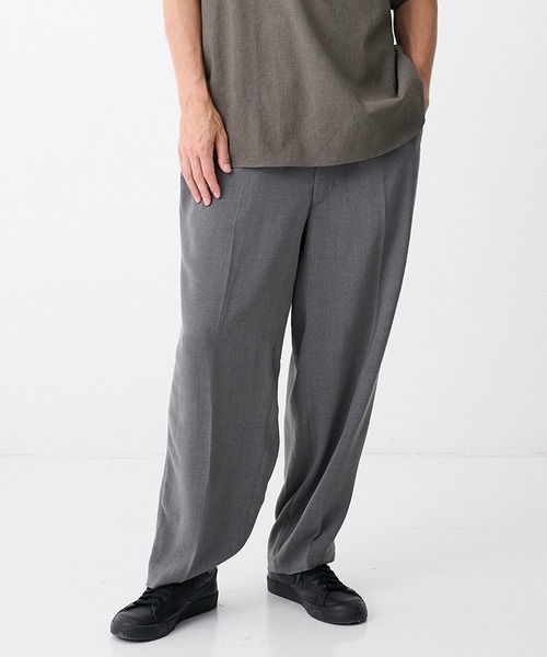 RAINMAKER(レインメーカー)の「【RAINMAKER/レインメーカー】MERANGE TWILL DOUGI PANTS(その他パンツ・メンズ・ブラック/グレー/ネイビー・FREE)」の2枚目の写真
