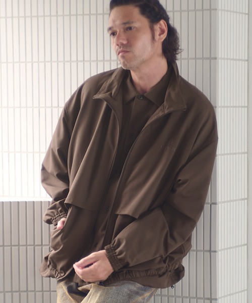 ADAM PATEK(アダムパテック)の「mj11050-stand collar blouson ブルゾン(AP2523005)(ブルゾン・メンズ・ブラック/ブラウン/ダークグレー・1/2)」の5枚目の写真