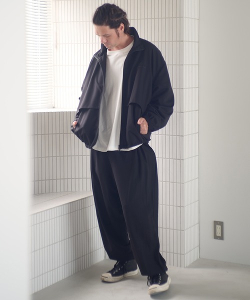 ADAM PATEK(アダムパテック)の「mj11050-stand collar blouson ブルゾン(AP2523005)(ブルゾン・メンズ・ブラック/ブラウン/ダークグレー・1/2)」の13枚目の写真