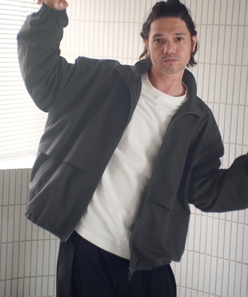 ADAM PATEK(アダムパテック)の「mj11050-stand collar blouson ブルゾン(AP2523005)(ブルゾン・メンズ・ブラック/ブラウン/ダークグレー・1/2)」の16枚目の写真