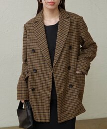 Omekashi | チェックツイードジャケット(テーラードジャケット)