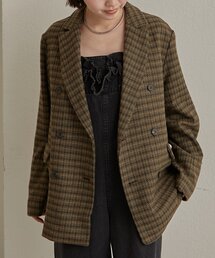 Omekashi | チェックツイードジャケット(テーラードジャケット)