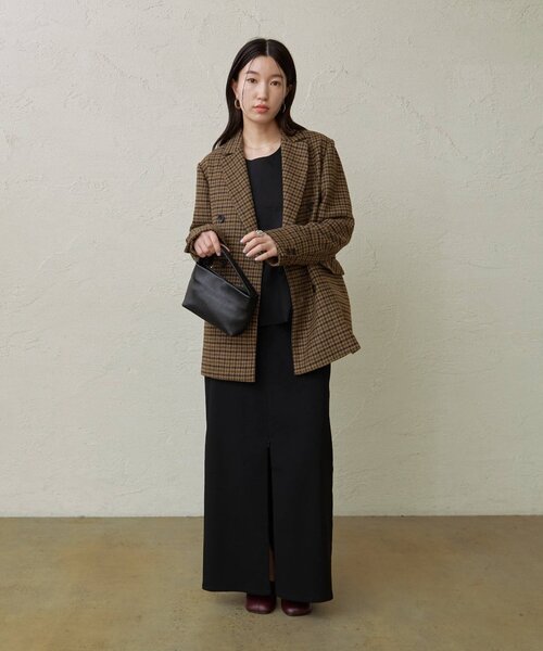 チェックツイードジャケット（テーラードジャケット）｜Omekashi