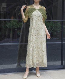 ANDRESD｜アンドレスドのドレス（グリーン・カーキ/緑色系）通販