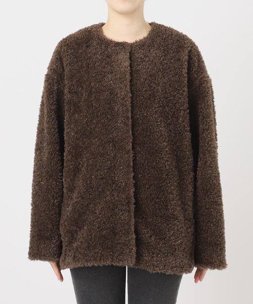 ボアカラーレスジャケット（ブルゾン）｜JOURNAL STANDARD relume