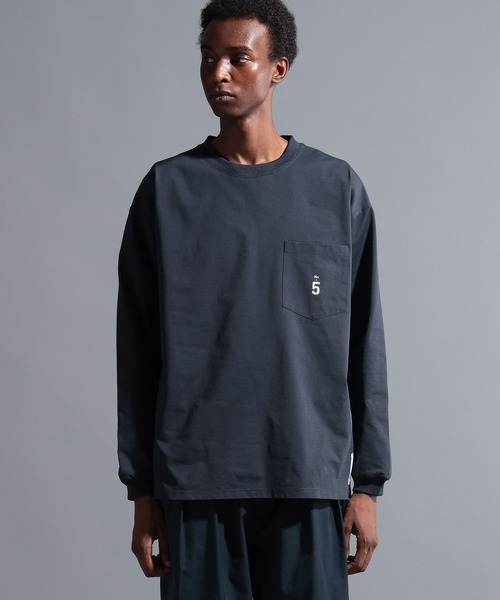 セール】【NUMERALS】ポケットロングスリーブTEE（Tシャツ/カットソー
