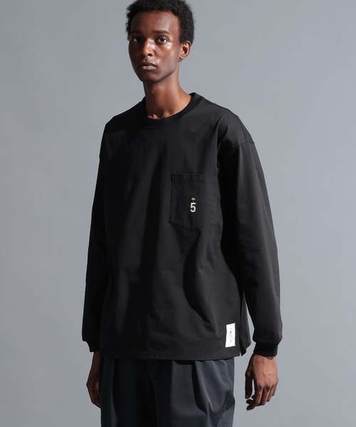 NUMERALS】ポケットロングスリーブTEE（Tシャツ/カットソー