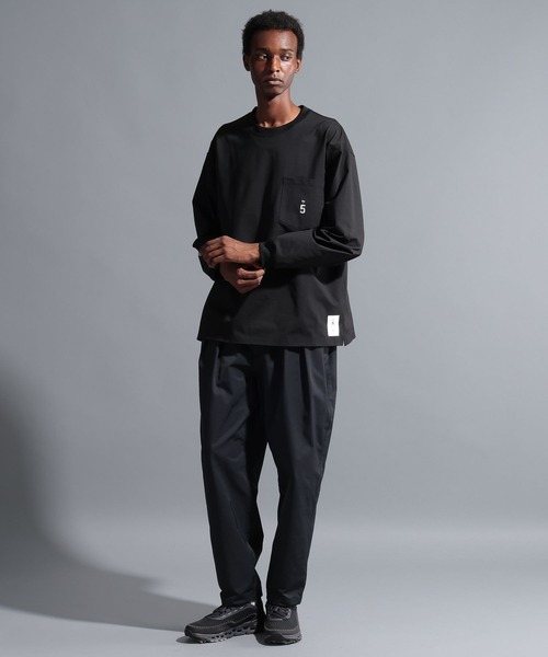 セール】【NUMERALS】ポケットロングスリーブTEE（Tシャツ/カットソー