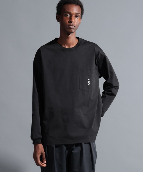 NUMERALS】ポケットロングスリーブTEE（Tシャツ/カットソー