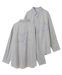 CONVERSE TOKYO | ACID WASH STAR★ PATCH OVER SHIRT(シャツ/ブラウス)