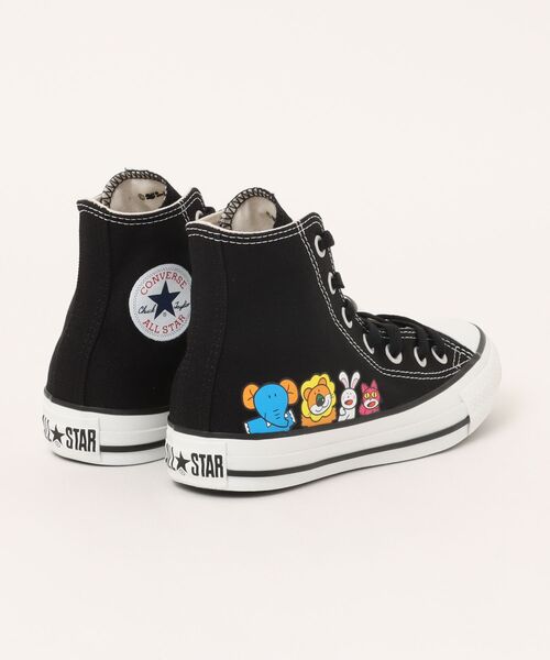 CONVERSE(コンバース)の「converse コンバース ALL STAR HI / TABEKKO DOUBUTSU レディーススニーカー(オールスターHI/たべっ子どうぶつ) 31315260(スニーカー・レディース・ブラック・24.5cm/24.0cm/23.5cm/23.0cm/22.5cm/25.0cm)」の2枚目の写真