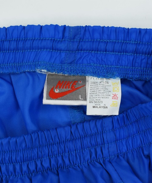 LABORATORY R（ラボラトリーアール）の「【USED】80's NIKE ナイロントラックパンツ（スウェットパンツ・メンズ・ブルー・LARGE）」の4枚目の写真
