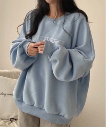 WEGO | WEGO/レター刺繍カジュアルゆったりスウェット(スウェット)