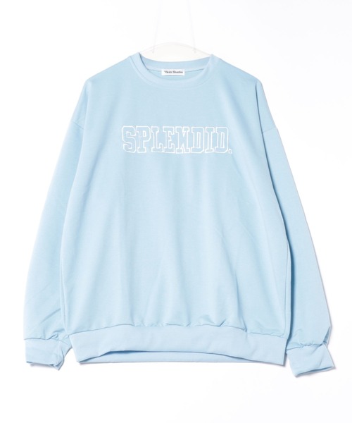 WEGO（ウィゴー）の「WEGO/レター刺繍カジュアルゆったりスウェット（スウェット・レディース・ピンク/ブルー/オフホワイト・MEDIUM/LARGE）」の22枚目の写真