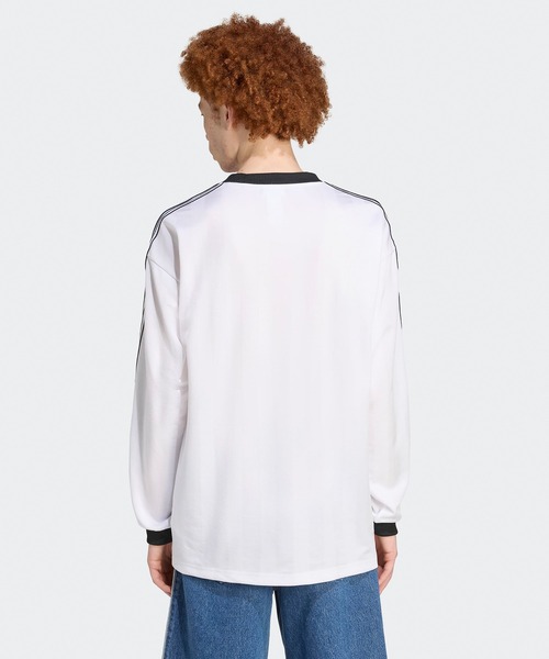 adidas(アディダス)の「adidas/アディダス LONG SLVE JRSY ジャージ 秋服 2026年秋冬(ジャージ・メンズ・ホワイト/ブラック・XL/L/M/S)」の6枚目の写真