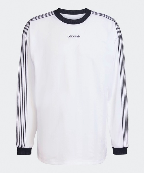 adidas(アディダス)の「adidas/アディダス LONG SLVE JRSY ジャージ 秋服 2026年秋冬(ジャージ・メンズ・ホワイト/ブラック・XL/L/M/S)」の3枚目の写真