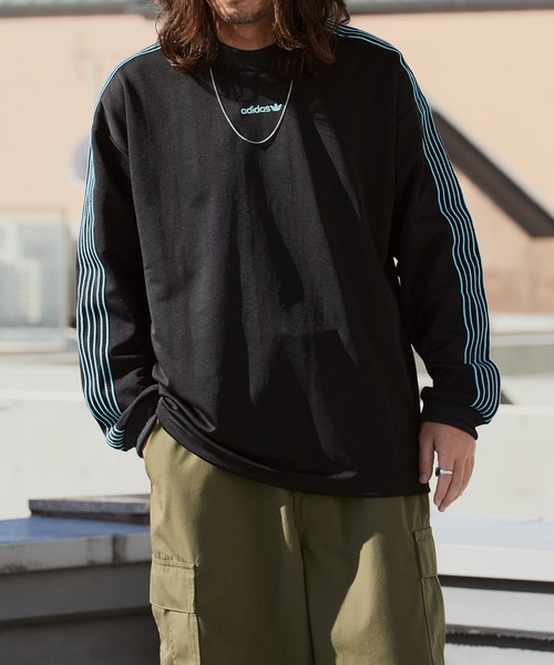 adidas(アディダス)の「adidas/アディダス LONG SLVE JRSY ジャージ 秋服 2026年秋冬(ジャージ・メンズ・ホワイト/ブラック・XL/L/M/S)」の13枚目の写真