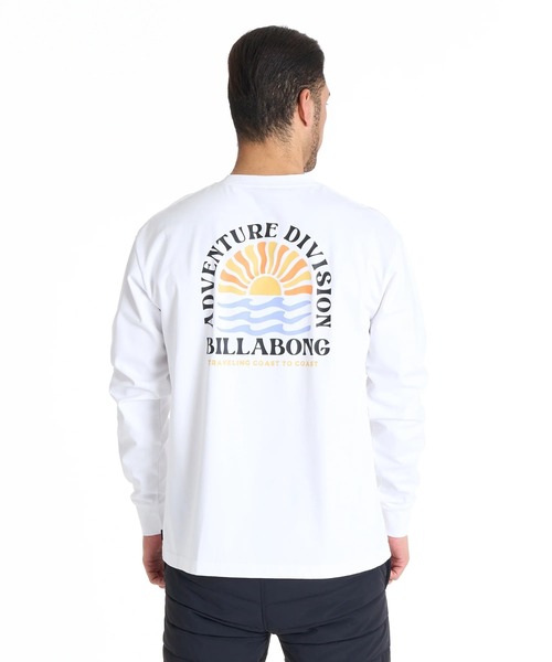 BILLABONG(ビラボン)の「BILLABONG メンズ 【A/DIV.】SUNRISE COAST ロンT【OVER FIT】 【2025年秋冬モデル】/ビラボン速乾UVケアバックプリント長袖ロンT(Tシャツ/カットソー・メンズ・グリーン系その他/ブラック系その他/オフホワイト・MEDIUM/LARGE/X-LARGE)」の2枚目の写真
