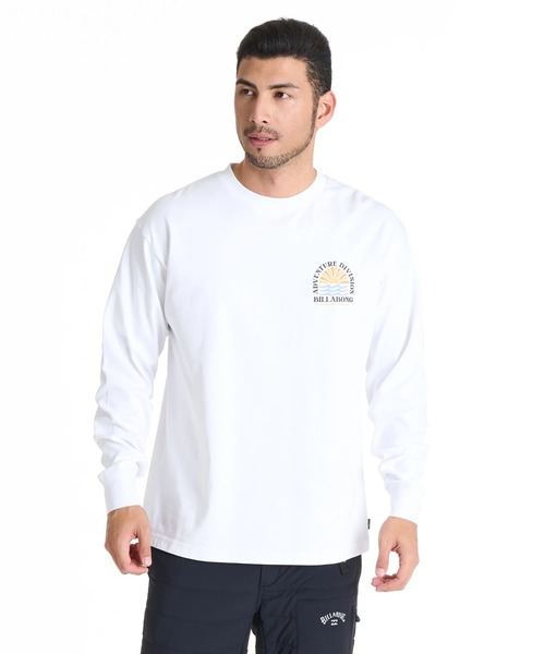 BILLABONG(ビラボン)の「BILLABONG メンズ 【A/DIV.】SUNRISE COAST ロンT【OVER FIT】 【2025年秋冬モデル】/ビラボン速乾UVケアバックプリント長袖ロンT(Tシャツ/カットソー・メンズ・グリーン系その他/ブラック系その他/オフホワイト・MEDIUM/LARGE/X-LARGE)」の5枚目の写真