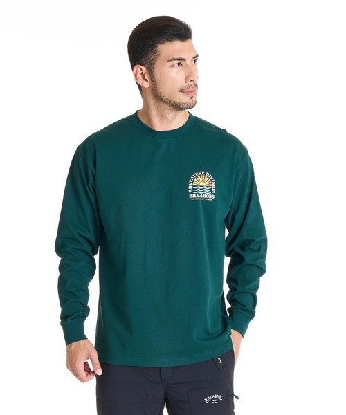BILLABONG(ビラボン)の「BILLABONG メンズ 【A/DIV.】SUNRISE COAST ロンT【OVER FIT】 【2025年秋冬モデル】/ビラボン速乾UVケアバックプリント長袖ロンT(Tシャツ/カットソー・メンズ・グリーン系その他/ブラック系その他/オフホワイト・MEDIUM/LARGE/X-LARGE)」の12枚目の写真