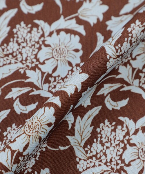 MACKINTOSH LONDON(マッキントッシュ ロンドン)の「【BIBURY FLOWER】バイカラーバイブリーサテンパンツ(その他パンツ・レディース・ブラウン系その他5/ネイビー・38)」の12枚目の写真