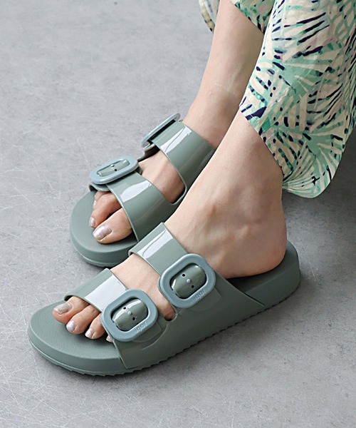 igor(イゴール)の「バックルサンダル【IGOR/イゴール】(サンダル・レディース・グリーン・36/37/38)」の1枚目の写真