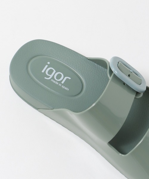 igor(イゴール)の「バックルサンダル【IGOR/イゴール】(サンダル・レディース・グリーン・36/37/38)」の2枚目の写真