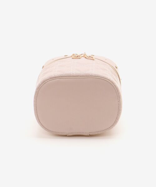 MAJESTIC LEGON（マジェスティックレゴン）の「ビジューキルティングバニティ（ショルダーバッグ・レディース・ピンク/アイボリー/ブラック・FREE）」の13枚目の写真