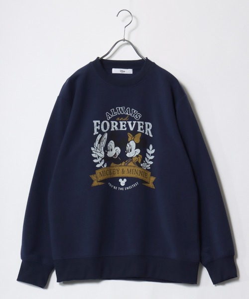 セール】2025AW Disney/ディズニー 裏起毛 ミッキー ミニー フロント