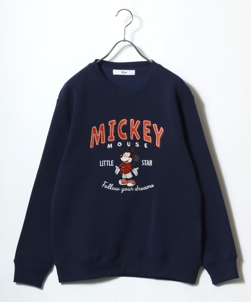 セール】2025AW Disney/ディズニー 裏起毛 ミッキー ミニー フロント