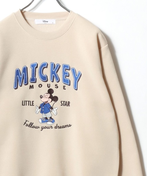 セール】2025AW Disney/ディズニー 裏起毛 ミッキー ミニー フロント