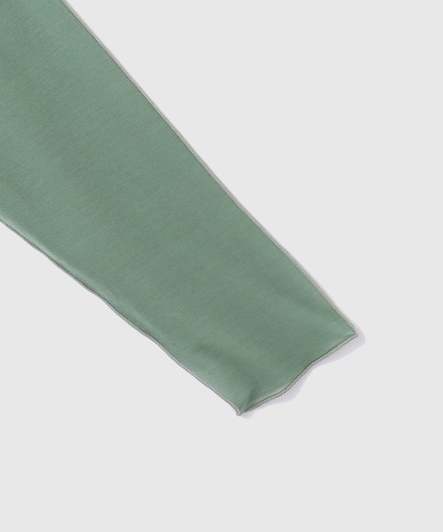 VICKY（ビッキー）の「セカンドスキンシアープルオーバー≪手洗い可能≫（Tシャツ/カットソー・レディース・ブラック/オフホワイト/グリーン・M）」の7枚目の写真