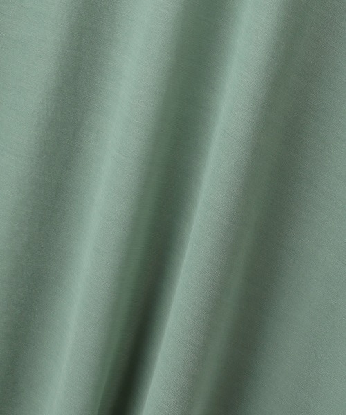 VICKY（ビッキー）の「セカンドスキンシアープルオーバー≪手洗い可能≫（Tシャツ/カットソー・レディース・ブラック/オフホワイト/グリーン・M）」の9枚目の写真