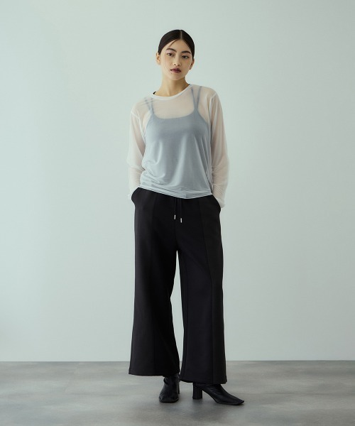 VICKY（ビッキー）の「セカンドスキンシアープルオーバー≪手洗い可能≫（Tシャツ/カットソー・レディース・ブラック/オフホワイト/グリーン・M）」の19枚目の写真