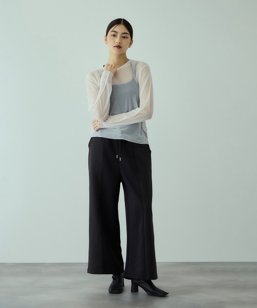 VICKY（ビッキー）の「セカンドスキンシアープルオーバー≪手洗い可能≫（Tシャツ/カットソー・レディース・ブラック/オフホワイト/グリーン・M）」の20枚目の写真