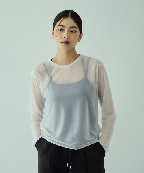 VICKY（ビッキー）の「セカンドスキンシアープルオーバー≪手洗い可能≫（Tシャツ/カットソー・レディース・ブラック/オフホワイト/グリーン・M）」の17枚目の写真