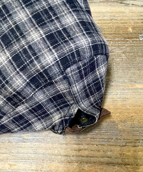 SPINNS(スピンズ)の「コットンハンチング/チェック(ハンチング/ベレー帽・メンズ・レッド/ベージュ・ONESIZE)」の6枚目の写真