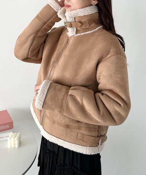 セール】ヴィンテージライクムートンジャケット（ブルゾン）｜CLEA