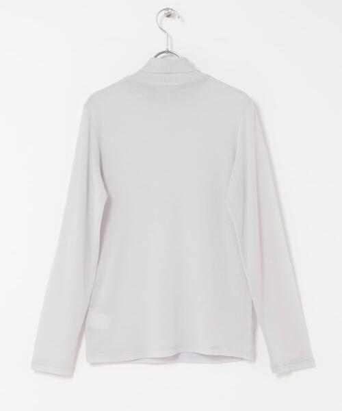 URBAN RESEARCH DOORS（アーバンリサーチドアーズ）の「カシミヤシルク混タートルネックカットソー（Tシャツ/カットソー・レディース・グレー/オフホワイト/ブラック系その他・MEDIUM）」の19枚目の写真
