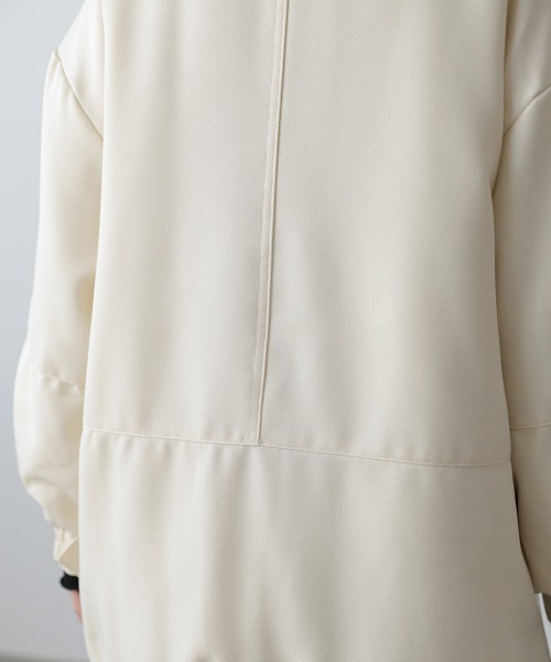 Bab（バブ）の「中綿フロントリボンモンスターコート（ダウンジャケット/コート・レディース・アイボリー/チャコールグレー・M）」の18枚目の写真