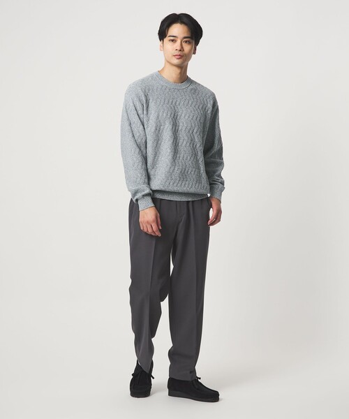 セール】ジグザグ ミックス クルーネック ニット（ニット/セーター