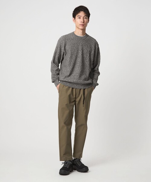 green label relaxing(グリーンレーベルリラクシング)の「ジグザグ ミックス クルーネック ニット(ニット/セーター・メンズ・グレー系/ダークブラウン/ブラック・XL/L/S/M)」の18枚目の写真