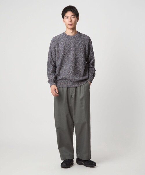 セール】ジグザグ ミックス クルーネック ニット（ニット/セーター