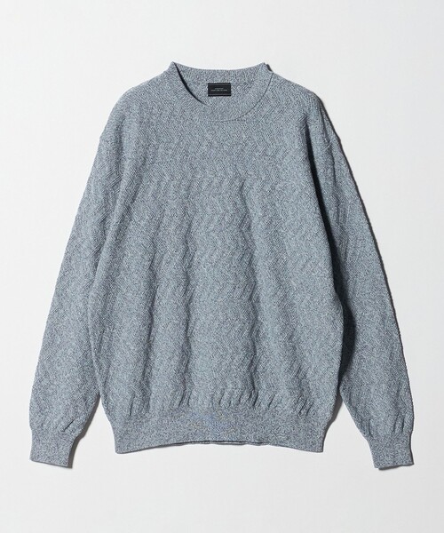 セール】ジグザグ ミックス クルーネック ニット（ニット/セーター