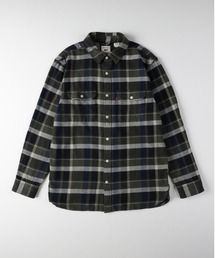 Levi's | 【Levi's】ワークシャツ (チェック柄/フランネル/フロントポケット/レイヤード/カジュアルスタイル/デイリーユース)(シャツ/ブラウス)