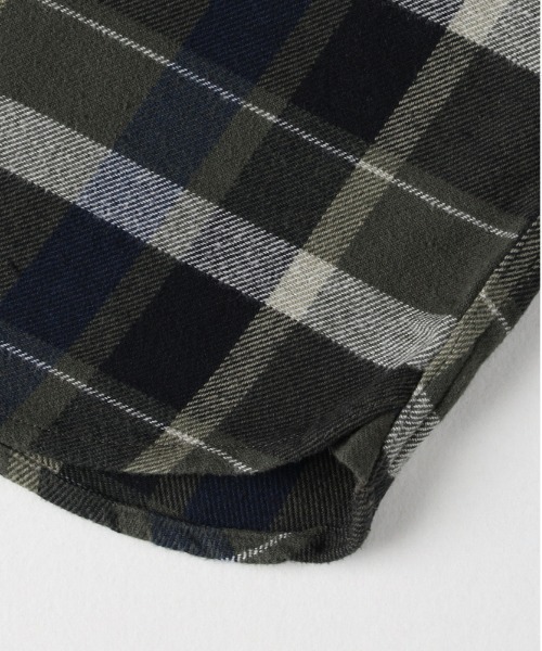 Levi's（リーバイス）の「【Levi's】ワークシャツ (チェック柄/フランネル/フロントポケット/レイヤード/カジュアルスタイル/デイリーユース)（シャツ/ブラウス・メンズ・グリーン・L/M/S）」の7枚目の写真