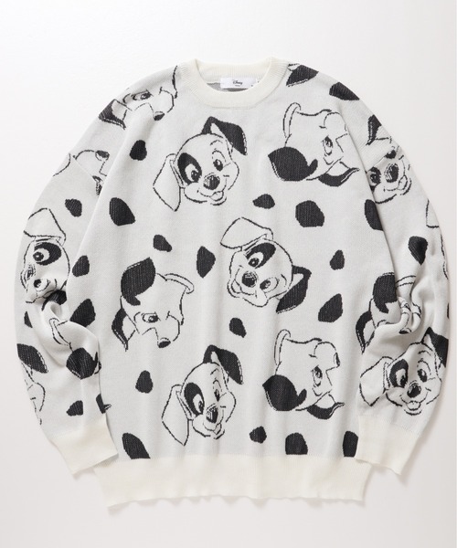 Disney(ディズニー)の「【DISNEY/ディズニー】ミッキーマウス&101匹わんちゃん総柄ジャガードニットクルーネック(ニット/セーター・レディース・スミクロ/ワインレッド/オフホワイト/グレー・MEDIUM/LARGE)」の22枚目の写真