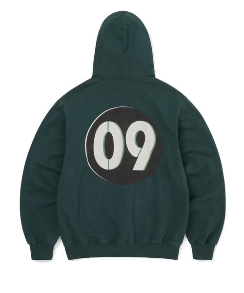 thisisneverthat(ディスイズネバーザット)の「Circled Number Hoodie(パーカー・メンズ・グレー系その他/ネイビー/グリーン系その他・L/M/S/XL)」の6枚目の写真